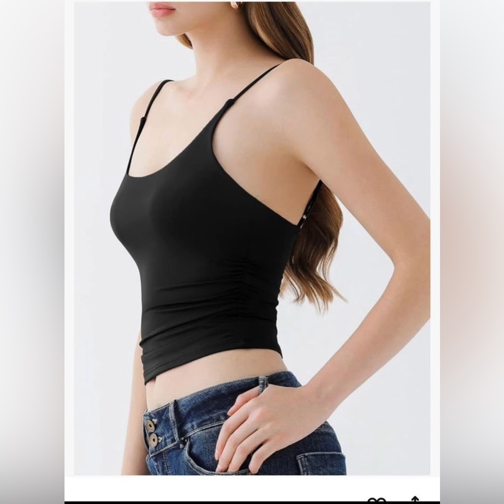 ReoRia Women's Black Camisole Top